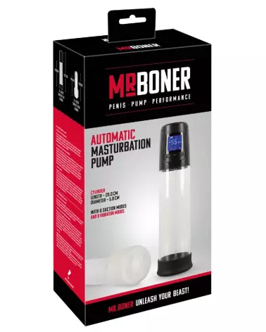 Image de la pompe à pénis vibrante Mister Boner pour amélioration masculine et performances optimales-1