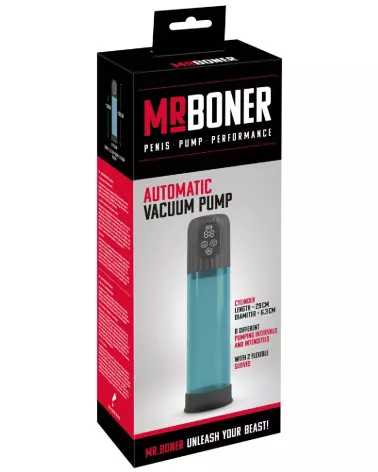 Image de la pompe à pénis Mister Boner Automatic Vacuum Pump pour amélioration masculine-1