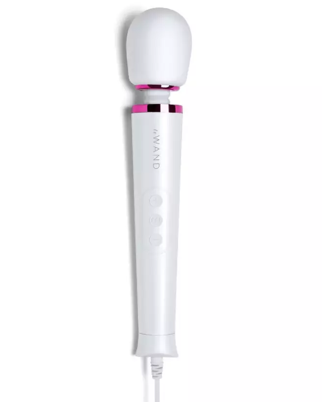Powerful Petite Plug-in White Wand par Le Wand, masseur portable et puissant-2