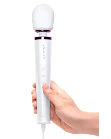 Powerful Petite Plug-in White Wand par Le Wand, masseur portable et puissant-3