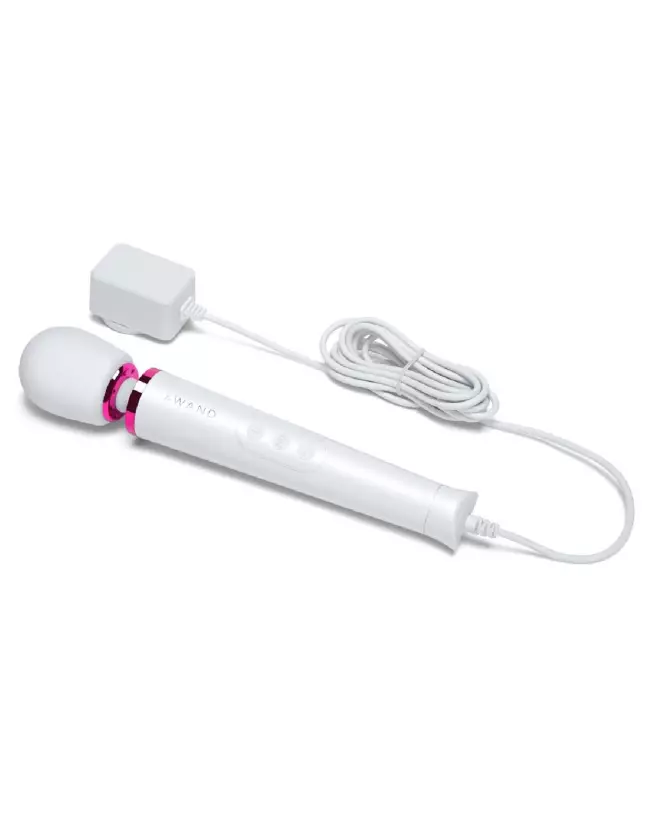 Powerful Petite Plug-in White Wand par Le Wand, masseur portable et puissant-4