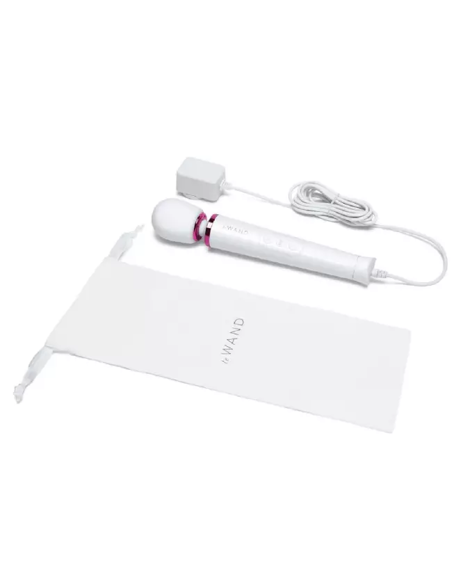 Powerful Petite Plug-in White Wand par Le Wand, masseur portable et puissant-6