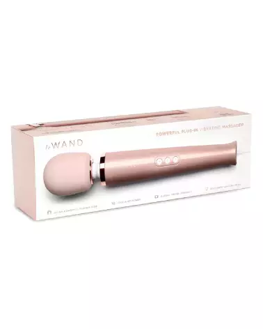Image du Wand Powerful Plug-In RoseG par Le Wand, masseur puissant et élégant-1