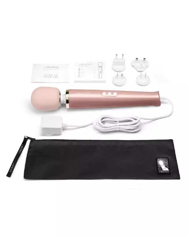 Image du Wand Powerful Plug-In RoseG par Le Wand, masseur puissant et élégant-7