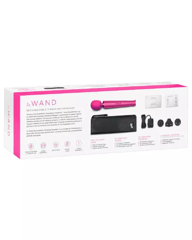 Image du Wand Magenta par Le Wand, masseur personnel ergonomique et puissant-7
