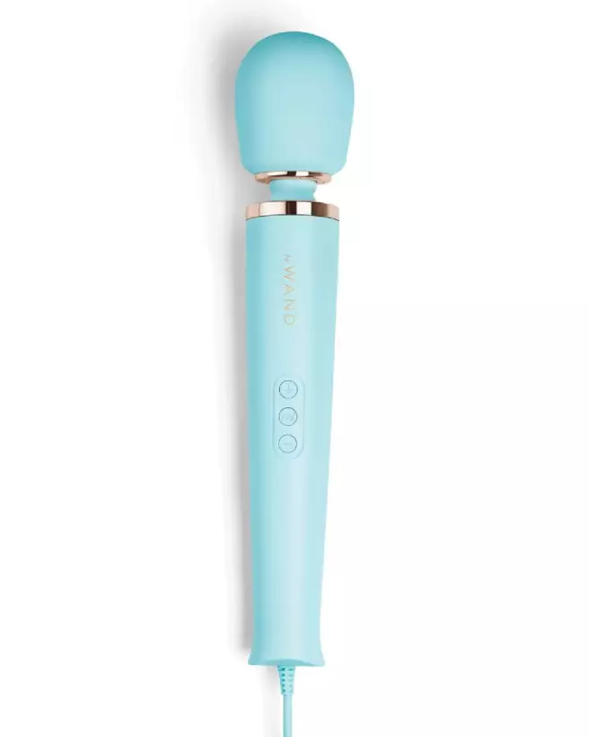 Wand Powerful Plug-In Blue - Masseur électrique haute performance de Le Wand-2