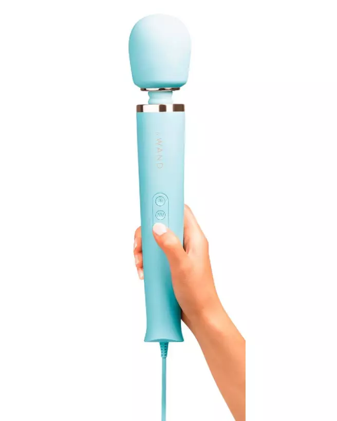 Wand Powerful Plug-In Blue - Masseur électrique haute performance de Le Wand-3