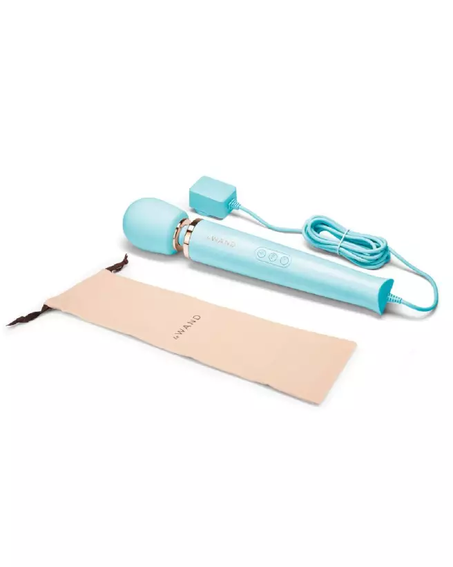 Wand Powerful Plug-In Blue - Masseur électrique haute performance de Le Wand-6