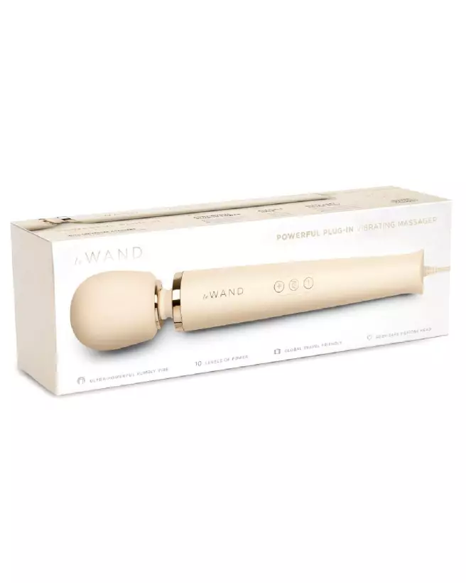 Image du Le Wand Powerful Plug-In Cream, masseur Wand puissant et ergonomique-1