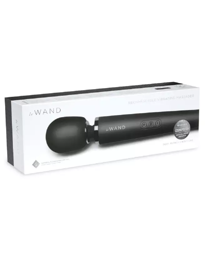 Image du Wand Black de Le Wand, vibromasseur noir élégant et puissant-1
