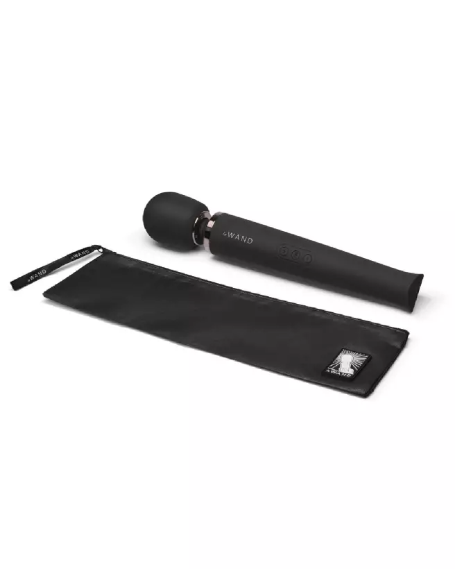 Image du Wand Black de Le Wand, vibromasseur noir élégant et puissant-3