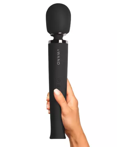 Image du Wand Black de Le Wand, vibromasseur noir élégant et puissant-5