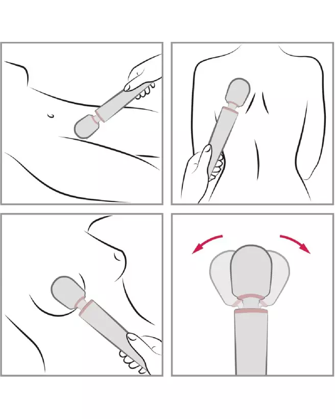 Image du Wand Black de Le Wand, vibromasseur noir élégant et puissant-6