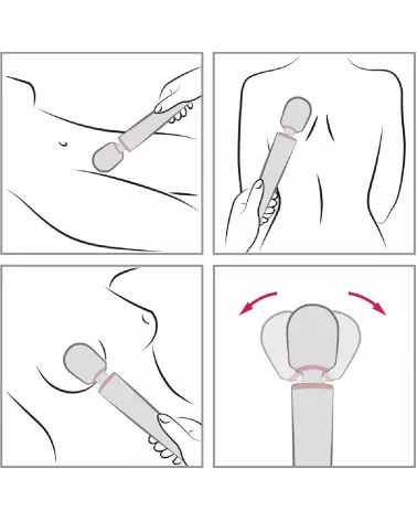 Image du Wand Black de Le Wand, vibromasseur noir élégant et puissant-6