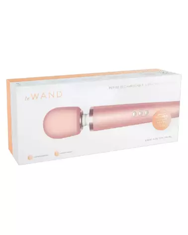 Image du Wand Petite Rose Gold, masseur vibrant élégant et portable de Le Wand-1