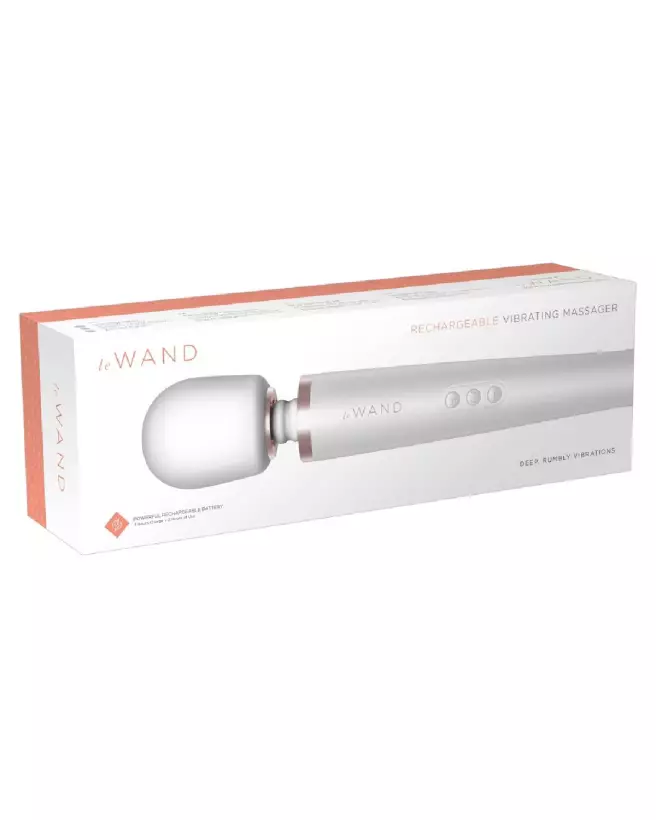 Image du Wand Pearl White par le Wand - Masseur Vibrant Haut de Gamme-1