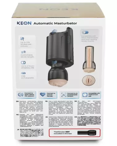 Image du masturbateur Keon WiFi par Kiiroo, expérience connectée et interactive-3