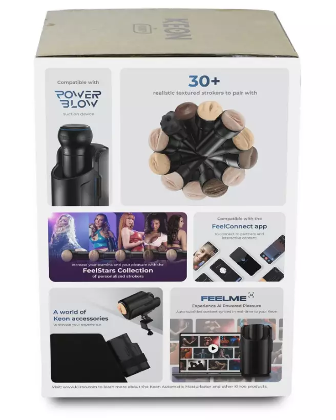 Image du masturbateur Keon WiFi par Kiiroo, expérience connectée et interactive-4