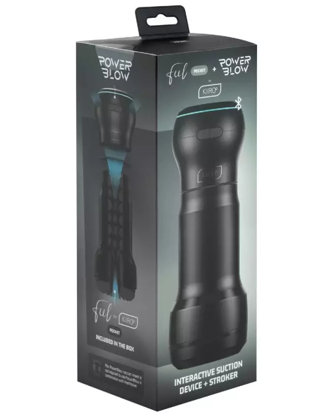 Image du PocketBlow Combo de Kiiroo, masturbateur innovant pour homme-1