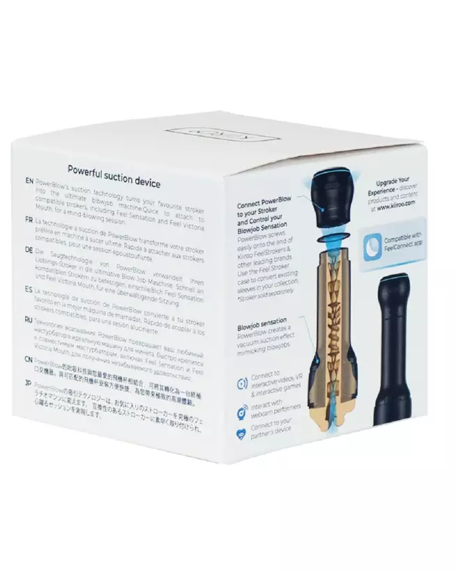 Image du masturbateur PowerBlow by Kiiroo, technologie avancée pour plaisir masculin-7