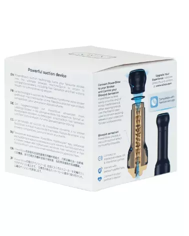 Image du masturbateur PowerBlow by Kiiroo, technologie avancée pour plaisir masculin-7