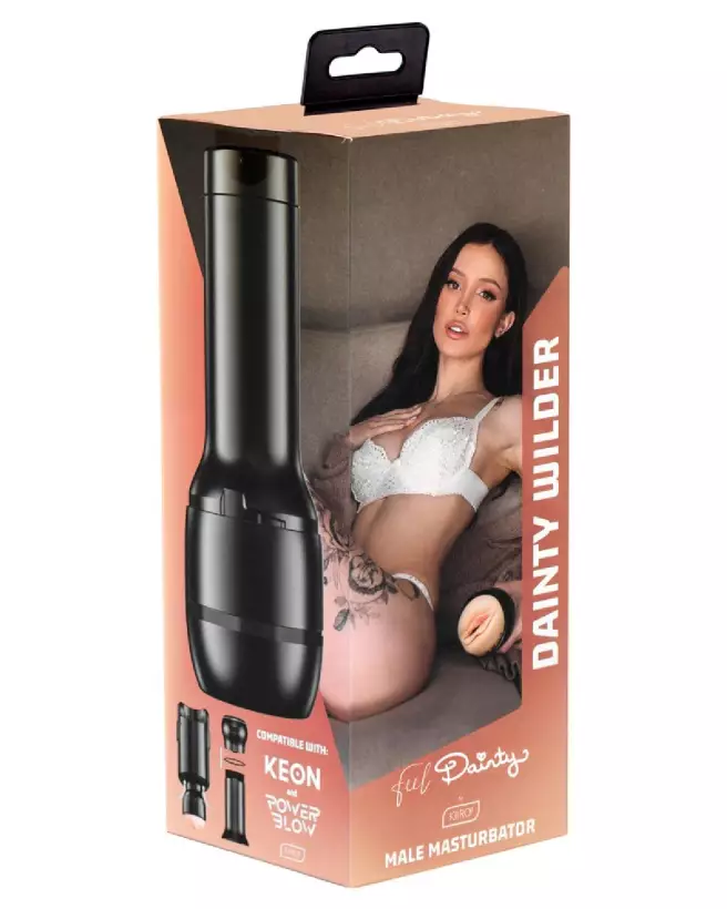 Image du masturbateur Feel Dainty Wilder par Kiiroo, design discret et technologie avancée pour plaisir intense-1