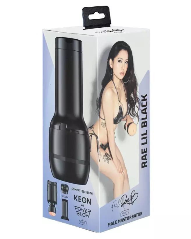 Image du masturbateur Feel Rae Lil Black de Kiiroo pour plaisir intense-1