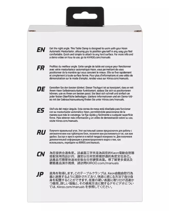 Image du KEON Table Clamp par Kiiroo, accessoire de fixation pour masturbateur-7