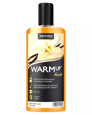 Huile de massage vanille WARMup 150 ml Joydivision pour relaxation et sensualité-1