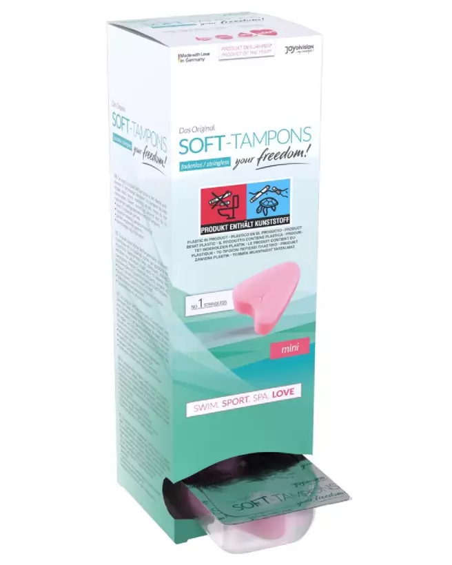 Image Soft Tampons Mini 10pcs de Joydivision pour hygiène féminine discrète et confortable-1