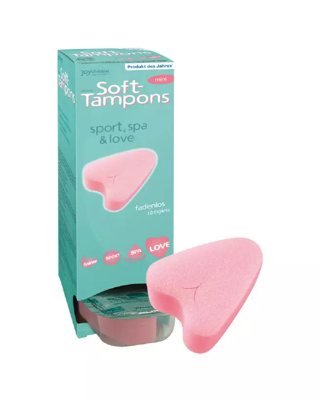 Image Soft Tampons Mini 10pcs de Joydivision pour hygiène féminine discrète et confortable-6