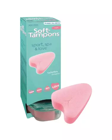 Image Soft Tampons Mini 10pcs de Joydivision pour hygiène féminine discrète et confortable-6