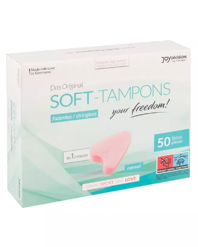 Image Set 50 Soft Tampons Joydivision pour confort et hygiène quotidienne-1