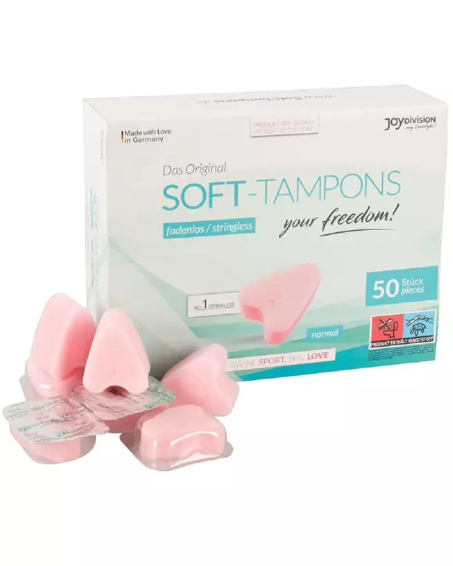 Image Set 50 Soft Tampons Joydivision pour confort et hygiène quotidienne-2