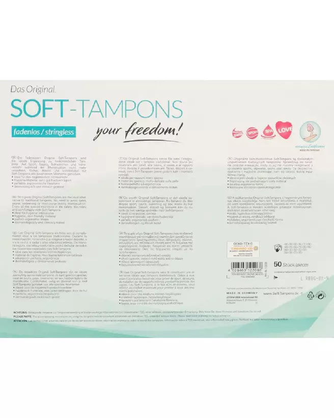 Image Set 50 Soft Tampons Joydivision pour confort et hygiène quotidienne-7