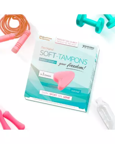 Set 3 Soft Tampons Joydivision pour confort et discrétion optimale, hypoallergéniques et parfaits pour le sport-6