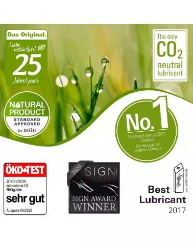 Image du lubrifiant BIOglide 150 ml de Joydivision, produit naturel et bio-certifié-2