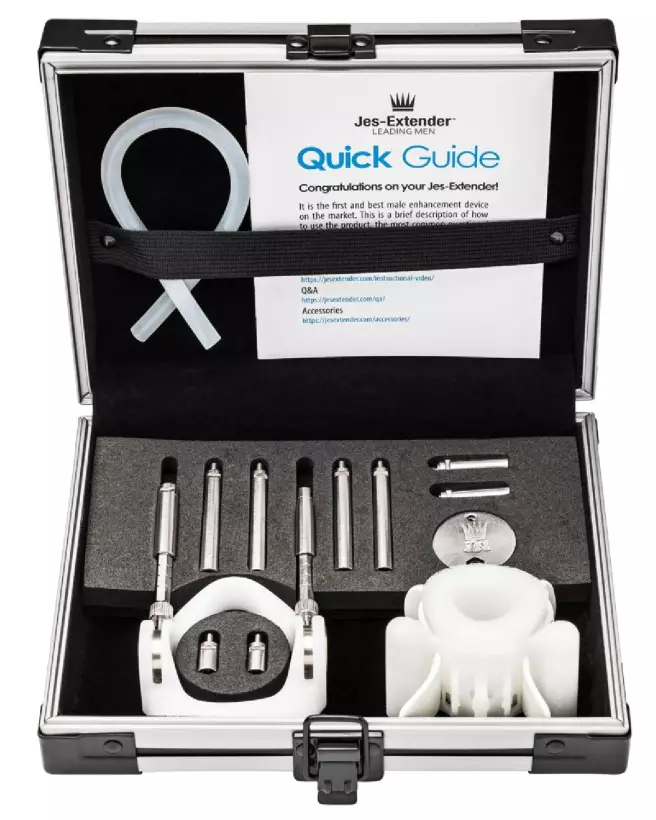 Image du Jes-Extender Titanium, dispositif d’agrandissement de pénis en titane, haute efficacité et sécurité-1