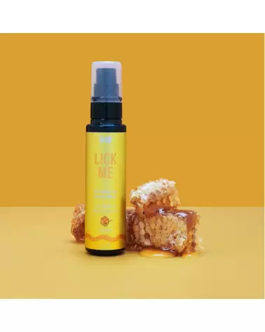 Gel Lick Me Honey Intt pour plaisir oral, goût miel, stimule sensations-3
