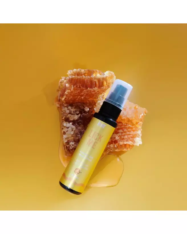 Gel Lick Me Honey Intt pour plaisir oral, goût miel, stimule sensations-5