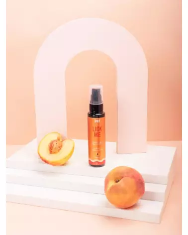 Photo du gel Lick Me Peach 50 ml d'INTT pour plaisir oral-3