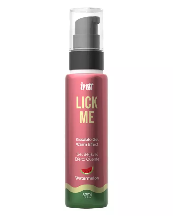 Image du gel Lick Me Watermelon pour plaisir oral, par INTT, 50 ml-2