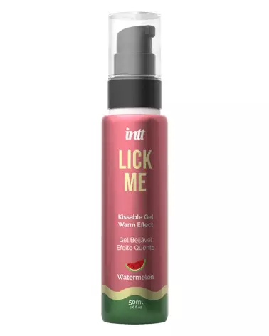 Image du gel Lick Me Watermelon pour plaisir oral, par INTT, 50 ml-2