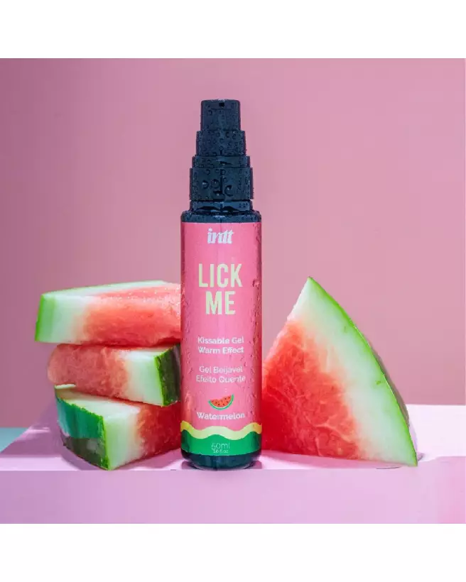 Image du gel Lick Me Watermelon pour plaisir oral, par INTT, 50 ml-3