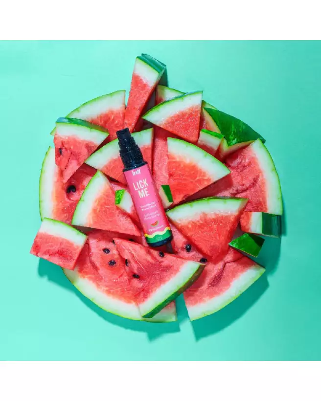 Image du gel Lick Me Watermelon pour plaisir oral, par INTT, 50 ml-4
