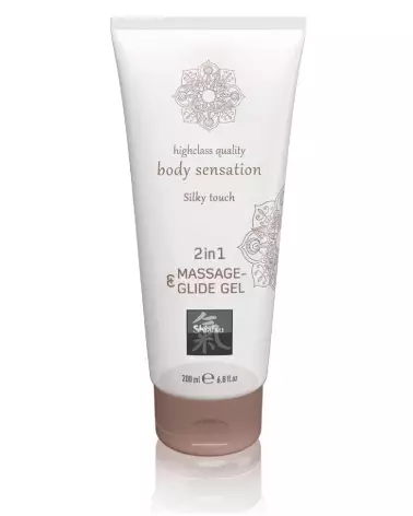 Gel 2in1 Silky Touch HOT Shiatsu pour massage et lubrification-1