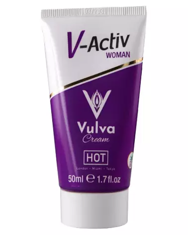 Image de la crème V-Activ Vulva au CBD 50 ml de HOT pour augmenter les orgasmes-2