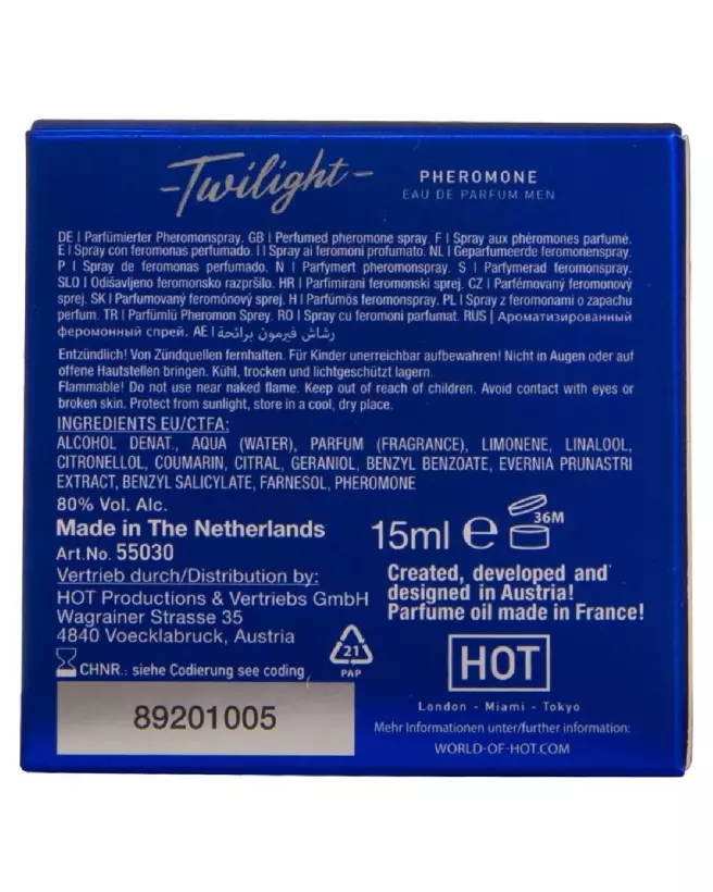 Image du parfum HOT Twilight Pheromone Men 15ml, parfum séducteur pour hommes-4