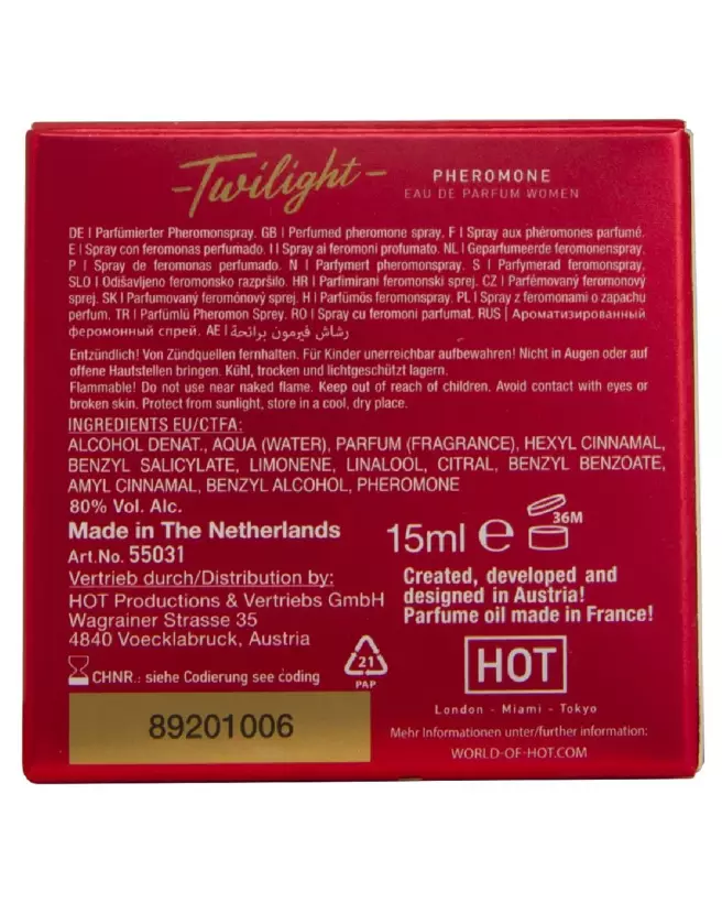 Image du parfum HOT Twilight Pheromon pour Femme 15 ml - Eau de Toilette Sensuelle-4