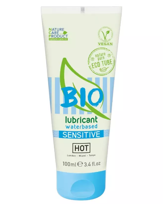 Image de HOT BIO Waterbed Sensitive 100, lubrifiant naturel bio pour peaux sensibles-1